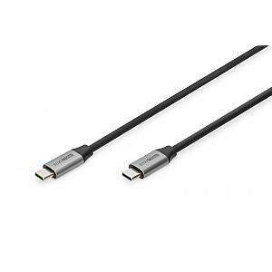 Соединительный кабель USB 3.0 60 Вт/5 Гбит/с Тип USB C/USB C M/M 0,5 м Черный