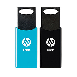 Zibatmiņas disks 32 GB USB 2.0 TWINPACK HPFD212-32-TWIN