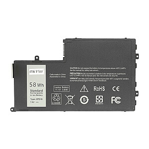 Akumulators Dell Inspiron 15 (5542), 14 (5445) 7600 mAh (58 Wh), 7,4–7,6 volti