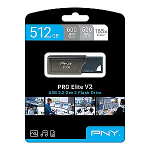 PNY Elite PRO V2 3.2 512 ГБ (500/600 МБ/с)