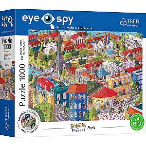 Пазл 1000 деталей UFT Eye-Spy Sneaky Peekers Париж Франция