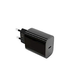 Настенное зарядное устройство USB C 20 Вт Power Delivery, черное
