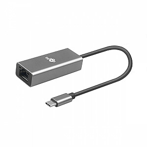 Переходник USB C - RJ45 серый, 10/100/1000 Мбит/с