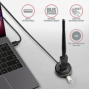HUE-P1AL Концентратор, 4 порта USB 3.2 Gen 1, КРУГЛЫЙ, micro USB, кабель USB-A длиной 1,2 м