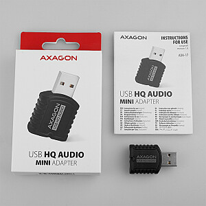 ADA-17 Внешняя звуковая карта, USB 2.0 MINI, стерео 96 кГц/24 бит, вход USB-A