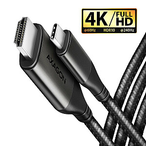 Adapteris RVC-HI2MC USB-C -> HDMI 2.0 4K/60Hz alumīnijs, kabelis 1,8 m