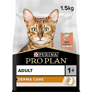 PURINA Pro Plan Adult Derma Care - sausā barība kaķiem - 1,5 kg
