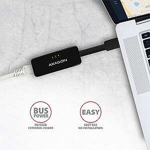 ADE-XR Fast Ethernet adapteris, USB2.0, automātiska uzstādīšana