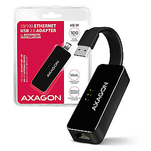 Адаптер ADE-XR Fast Ethernet, USB2.0, автоматическая установка