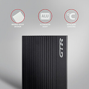 EE25-GTR Внешний алюминиевый корпус USB3.2 Gen 2 — SATA 6G 2,5 дюйма SSD/HDD