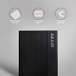EE35-GTR ārējais alumīnija korpuss USB3.2 Gen 1 — SATA 6G 3,5 collas