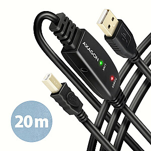 ADR-220B USB 2.0 A-M -> B-M активный соединительный кабель/усилитель 20 м