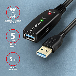 ADR-305 USB 3.0 A-M -> A-F активный кабель-удлинитель/усилитель 5 м