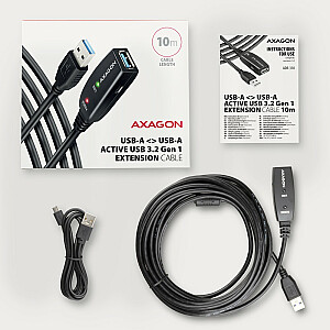 AXAGON ADR-310 USB 3.2 Gen 1 pagarinātājs, aktīvs — 10 m