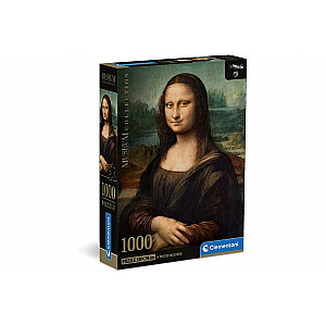 Puzle 1000 gabali Kompakts Leonardo muzejs - Džokonda