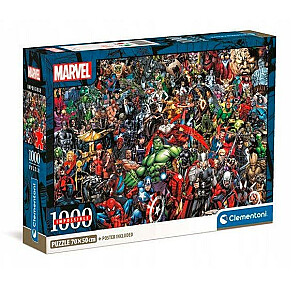 Puzle 1000 gabalu Kompakta Puzle Marvel