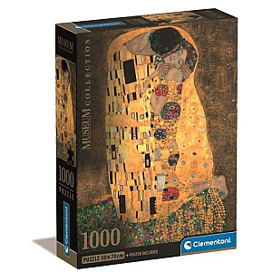 1000 gabalu puzles kompaktais muzejs Il Bacio