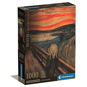 Puzle 1000 gabalu Kompakts muzejs Lurlo Di Munch