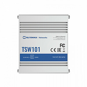 Rūpnieciskais slēdzis TSW101 5xGbE 4xPoE+