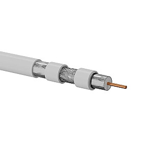 Koaksiālais kabelis RG6 75 Ohm, 1.13/4.8/6.80 PVC Eca 500m