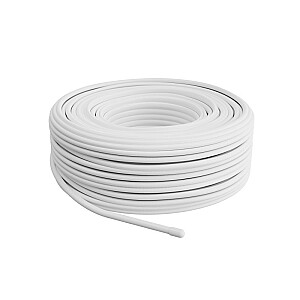Koaksiālais kabelis Trishield RG6 75 Ohm, 1.02/4.8/6.9 PVC Eca 100m