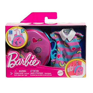Модный комплект премиум-класса Mattel со школьной одеждой и тематическими аксессуарами HJT44