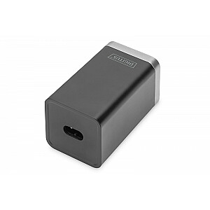 Универсальное зарядное устройство, блок питания GaN, 4 порта 2x USB-C 2x USB-A PD 3.0 65 Вт Черный