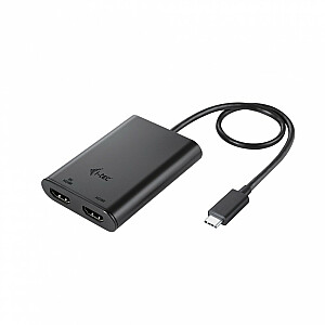 USB-C video adapteris Duāls 4K/60 Hz (viens 8K/30 Hz) HDMI