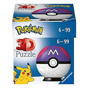 Puzle ar 54 elementiem 3D Kula Pokemon Master Ball