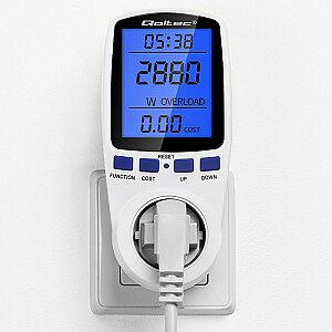 Enerģijas patēriņa mērītājs vatmetrs PM0626 | 3680 W | 16A | LCD displejs