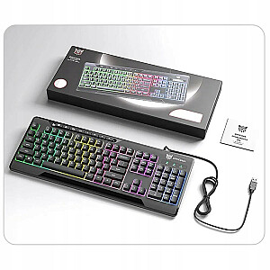 Игровая клавиатура G32 RGB черная (мембранная)