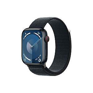 Apple Watch 9 GPS+Cellular, 45 мм, алюминий, North | Северная спортивная повязка