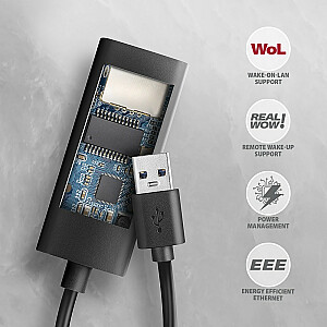 Адаптер ADE-AR Gigabit Ethernet, USB-A 3.2 Gen 1, автоматическая установка