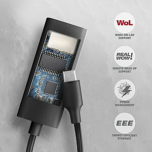 Адаптер ADE-ARC Gigabit Ethernet, USB-C 3.2 Gen 1, автоматическая установка