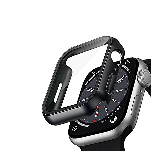 Чехол для гибридных часов Apple Watch 45 мм Черный со стеклом