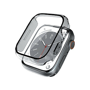 Чехол для гибридных часов Apple Watch 45 мм Прозрачный стеклянный корпус