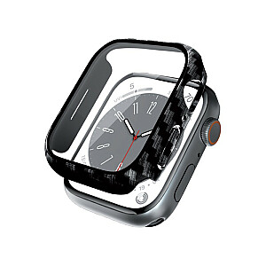 Гибридный корпус для часов Apple Watch 45 мм Карбоновый корпус со стеклом