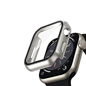 Чехол для гибридных часов Apple Watch 41 мм Starlight со стеклом