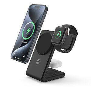 Беспроводное зарядное устройство 3-в-1 с MagSafe для iPhone, Apple Watch и AirPods