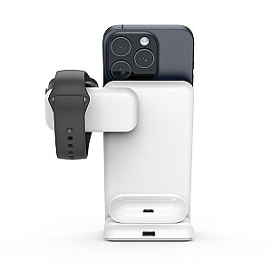 3-in-1 bezvadu lādētājs ar MagSafe iPhone, Apple Watch un AirPods