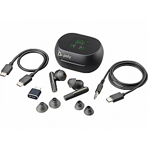 Наушники Słuchawki Voyager Free 60+ UC Carbon Black BT700 USB-C 7Y8G4A
