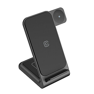 Беспроводное зарядное устройство 3-в-1 для iPhone, Samsung и Android, Galaxy Watch и наушников TWS