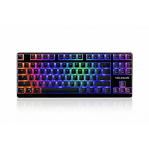 Vadu mehāniskā RGB tastatūra Volcano Lanparty