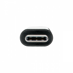 Многопортовый адаптер USB-C 4K HDMI, порт USB-A, GbE, зарядка PD 60 Вт, HDCP U444-06N-H4GUBC Черный