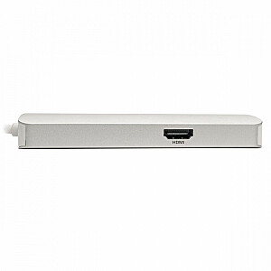 Adapteris USBC DOCK, HDMI/ETHRNT/SD CARD U442-DOCK11-S