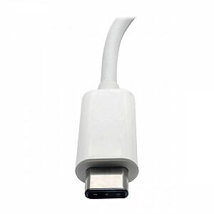 Многопортовый адаптер USB-C HDMI, порт USB 3.2 Gen 1, Gigabit Ethernet, зарядка PD 60 Вт, HDCP U444-06N-HGU-C Белый