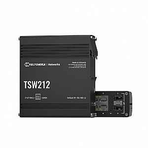 Rūpnieciski pārvaldīts slēdzis TSW212 2xSFP 8xGbE L2/L3