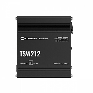 Промышленный управляемый коммутатор TSW212 2xSFP 8xGbE L2/L3