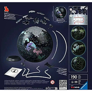 3D mīkla "Globusa zvaigznāji"