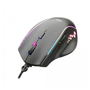 Проводная игровая мышь Nemesis C370 7200 DPI 7P RGB LED черная
